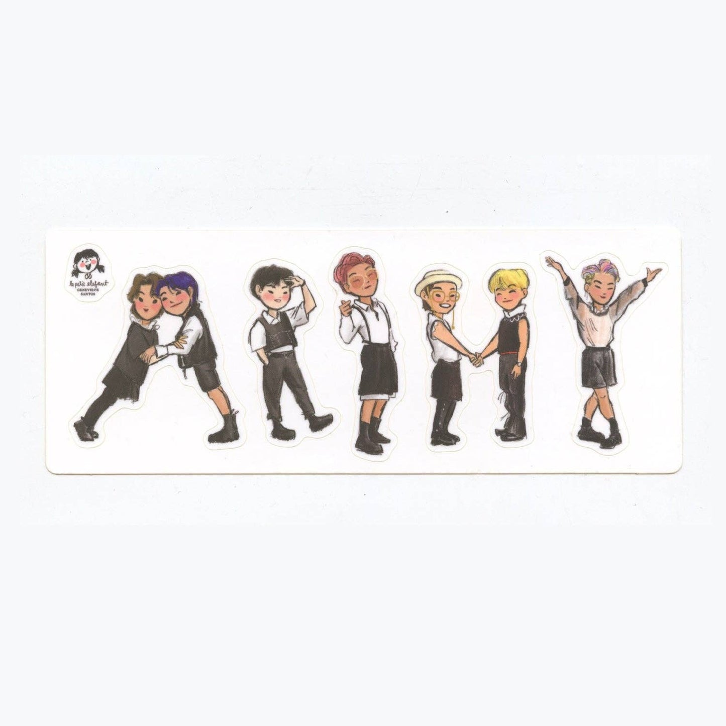 BTS Butter ARMY Sticker Sheet