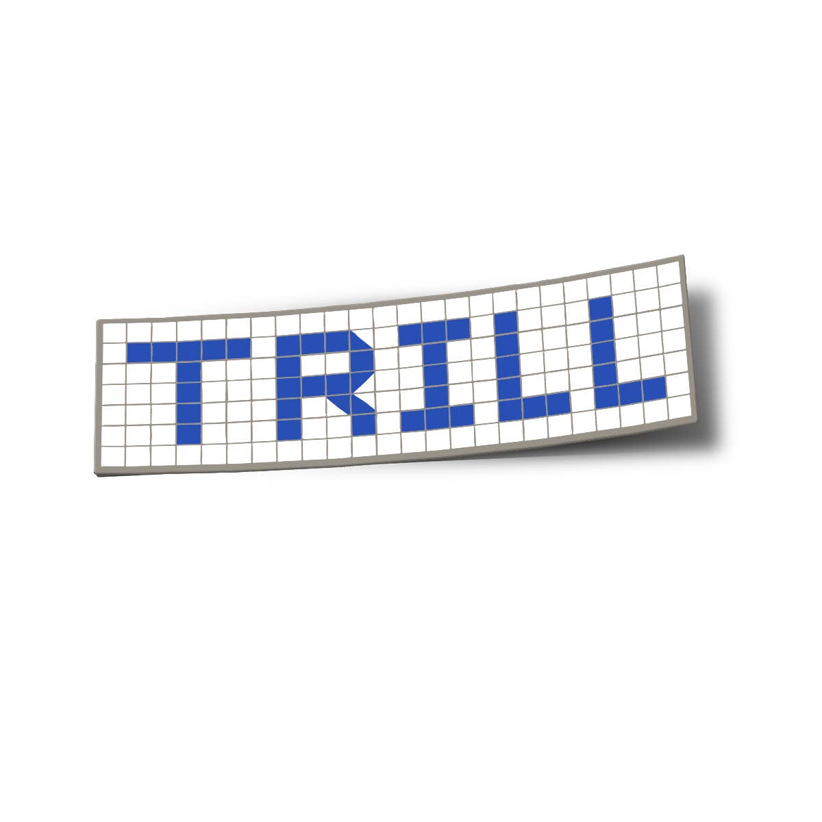 Trill Houston Blue Tile Sticker