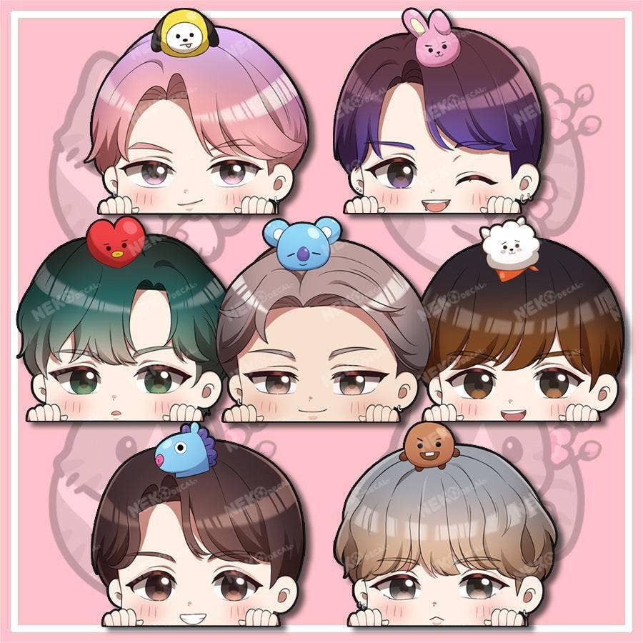 Chibi BTS Peekers