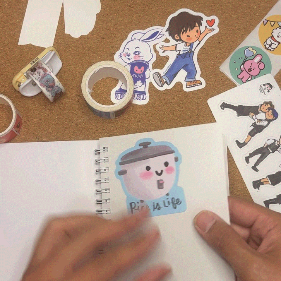 Never Not Stickers Reusable Sticker Book