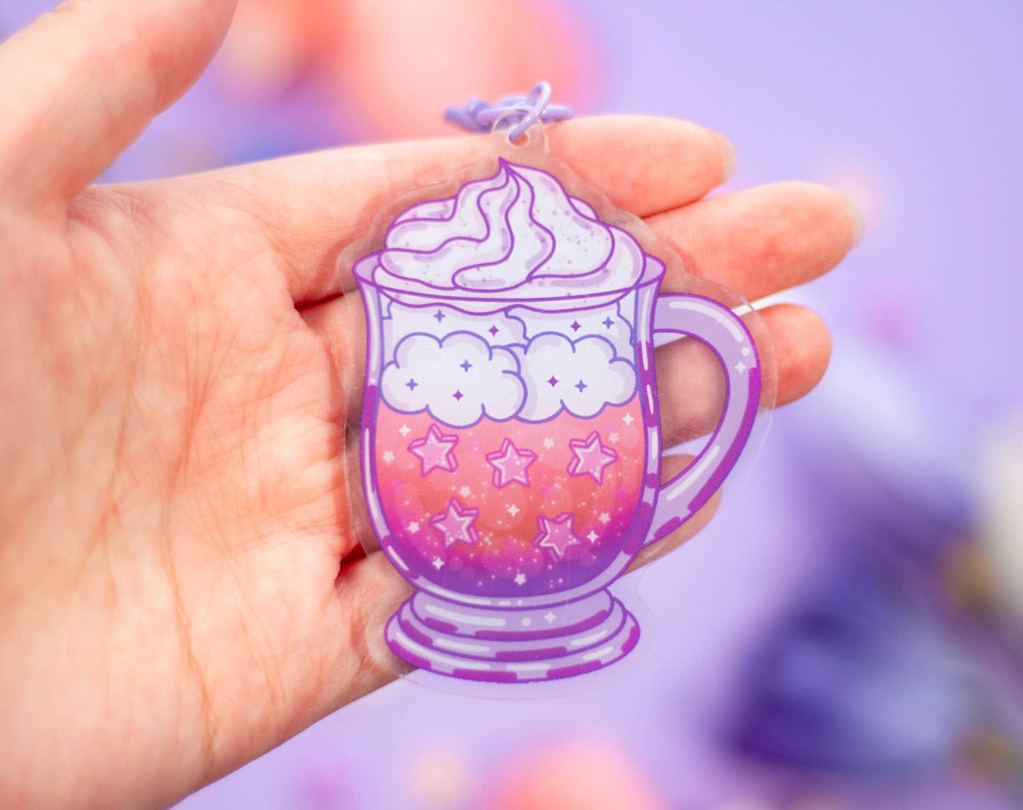 Iced Coffee Keychain