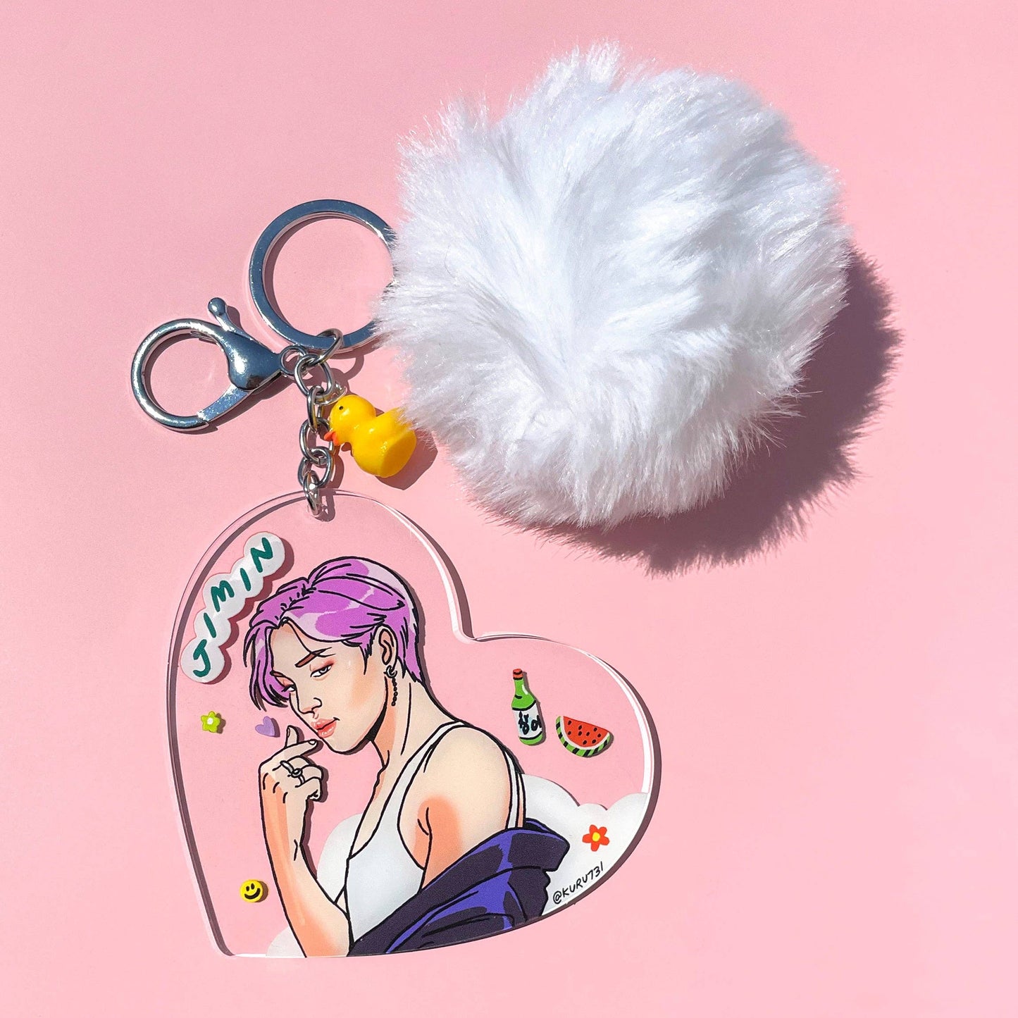 BTS OT7 Keychains