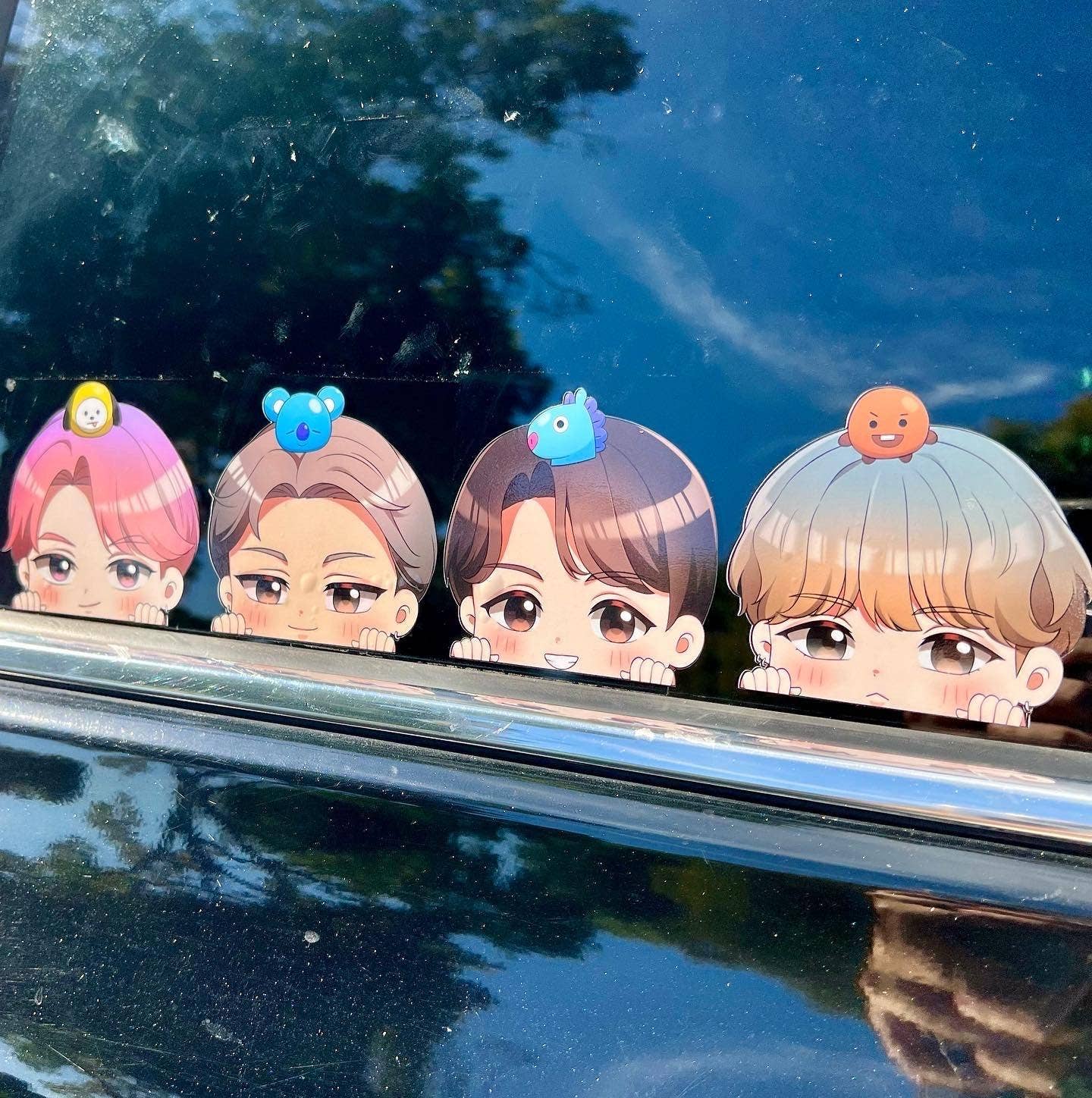 Chibi BTS Peekers