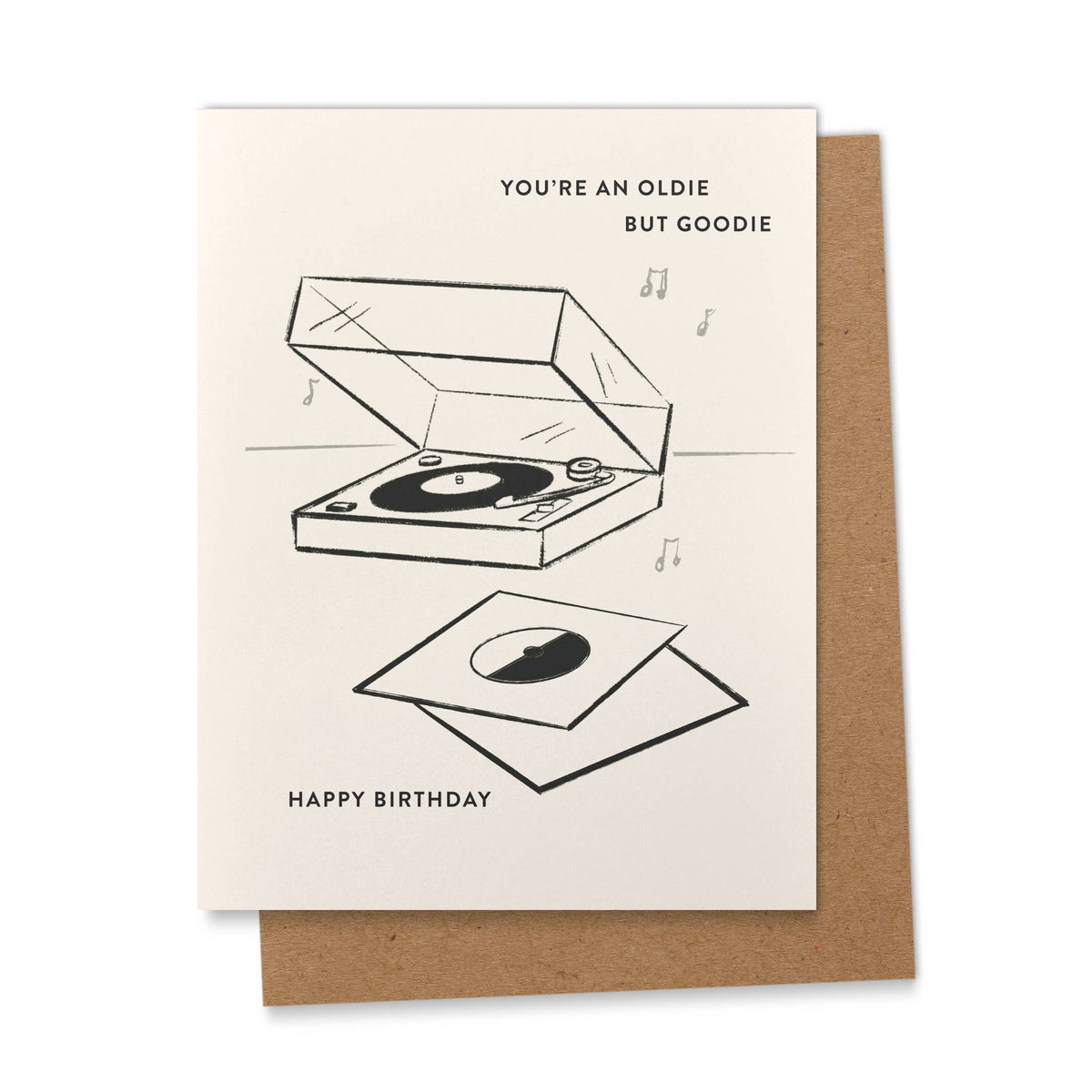 Oldie But Goodie Vinyl Record Card