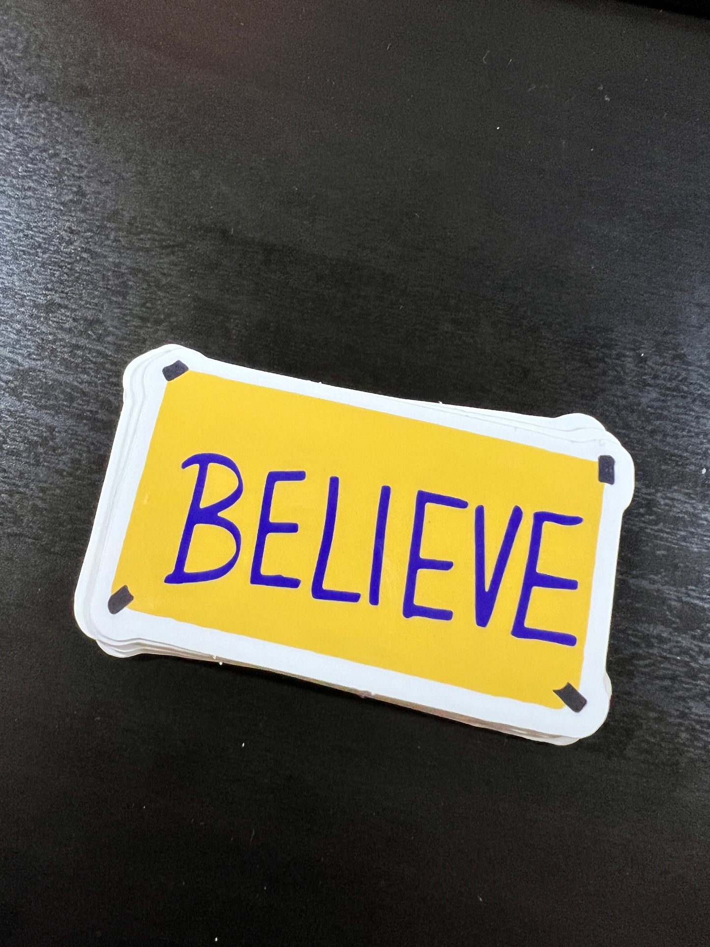 Believe Sticker