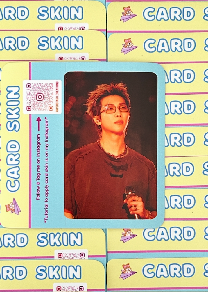 Arirang RM Photo Card Skin Decal