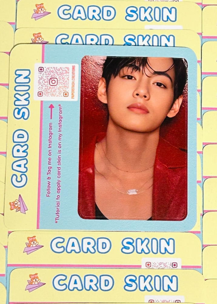 V Photo Card Skin Decal