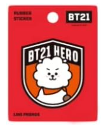 BT21© RJ Rubber Sticker