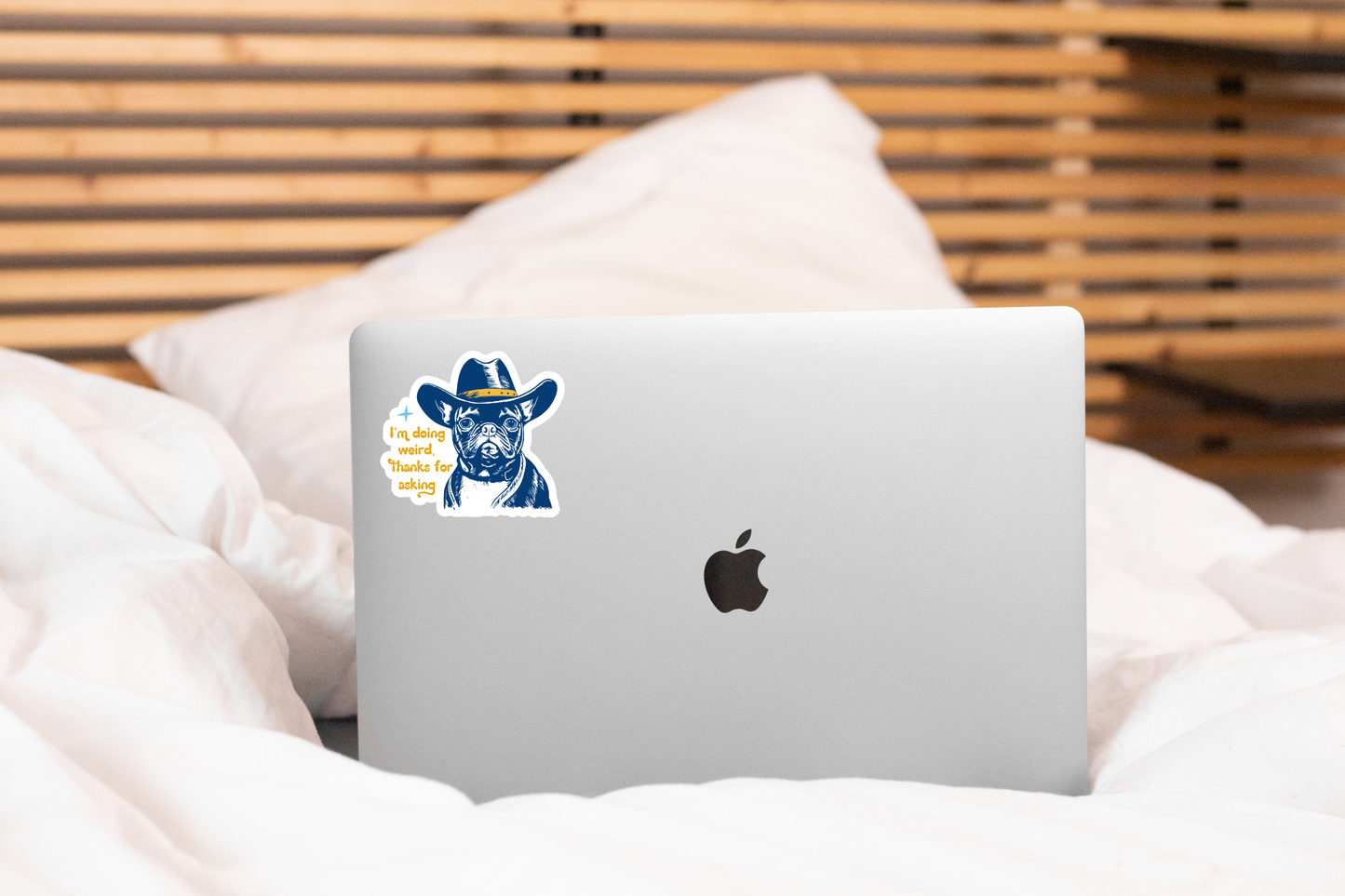 I'm Doing Weird Thanks for Asking Sticker