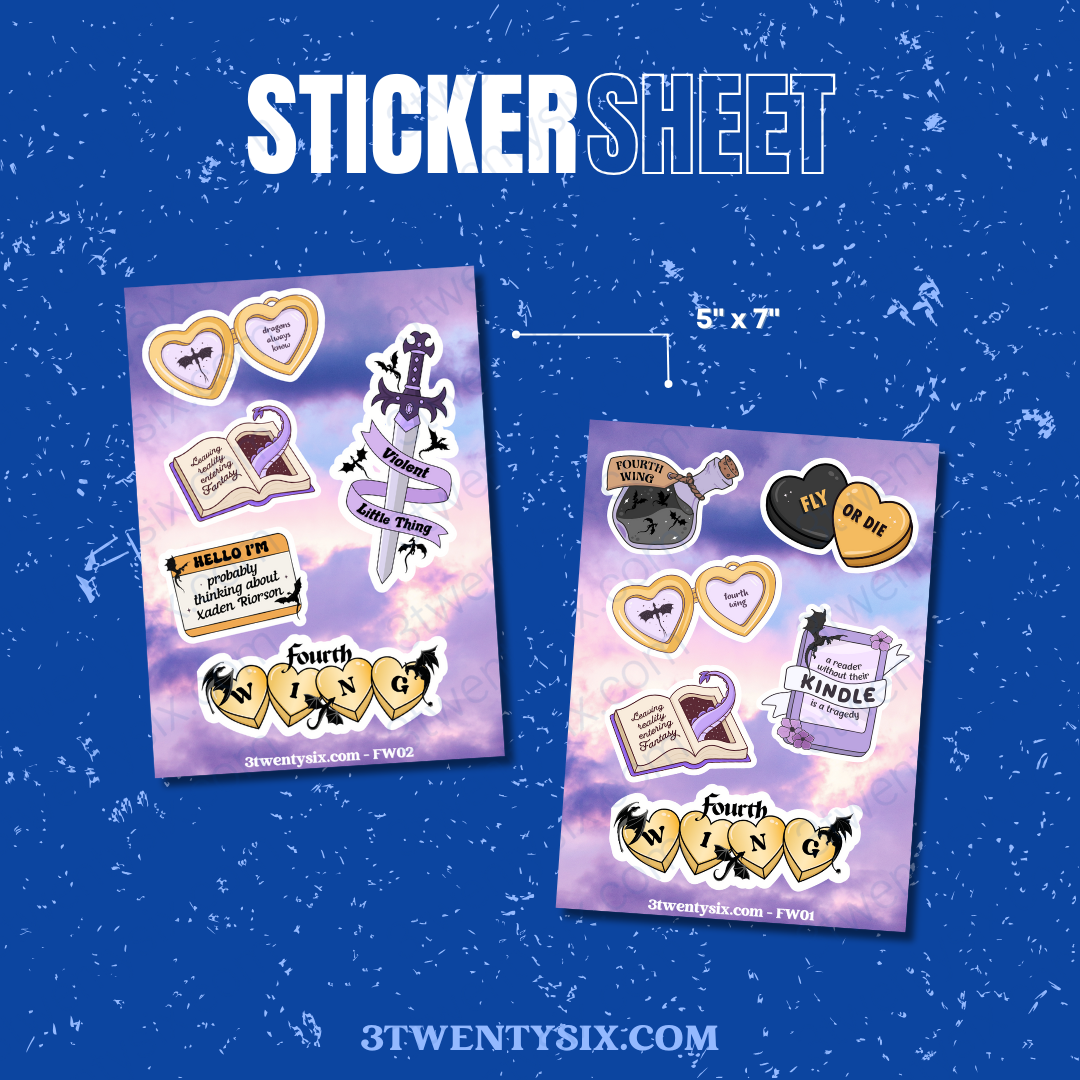 Fly or Die Sticker Sheets