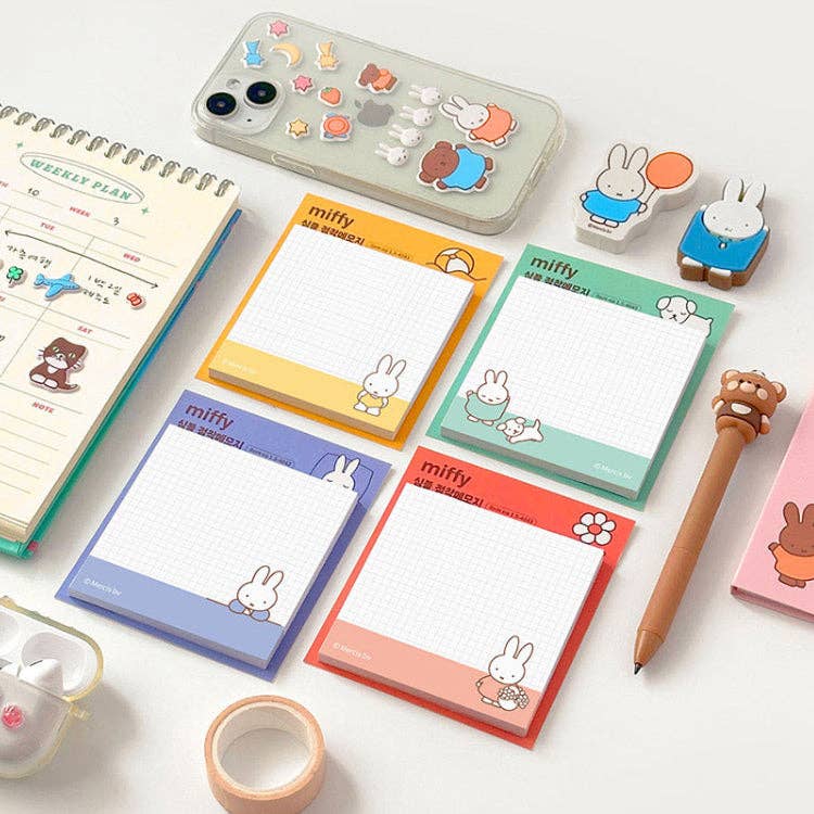 Miffy Simple Grid Sticky Note