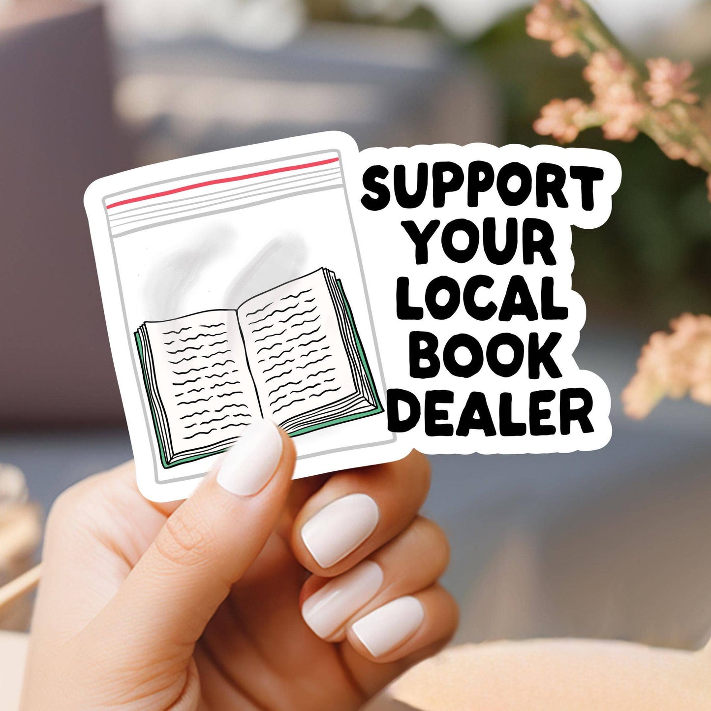 Support Local Book Sticker