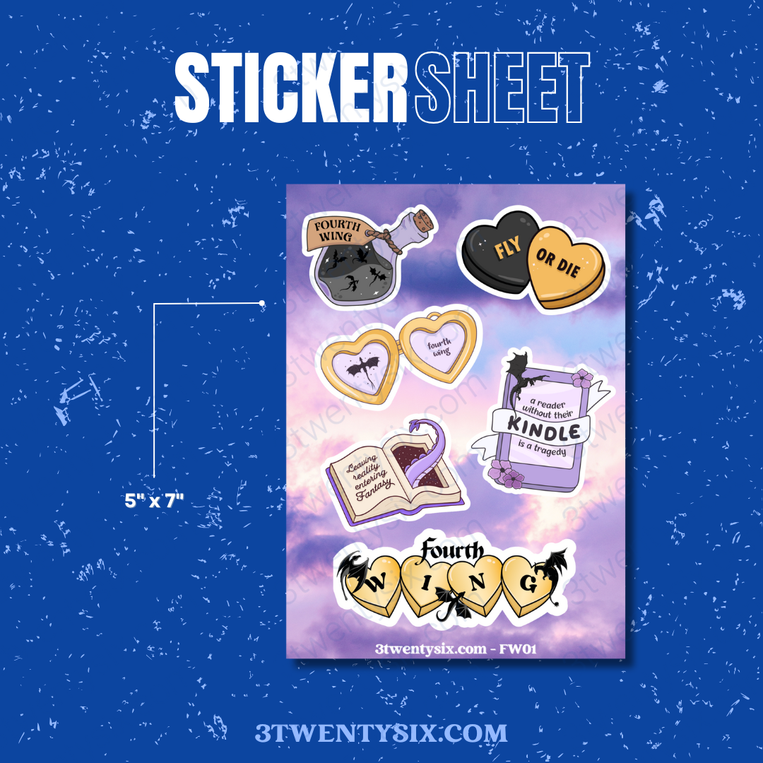 Fly or Die Sticker Sheets