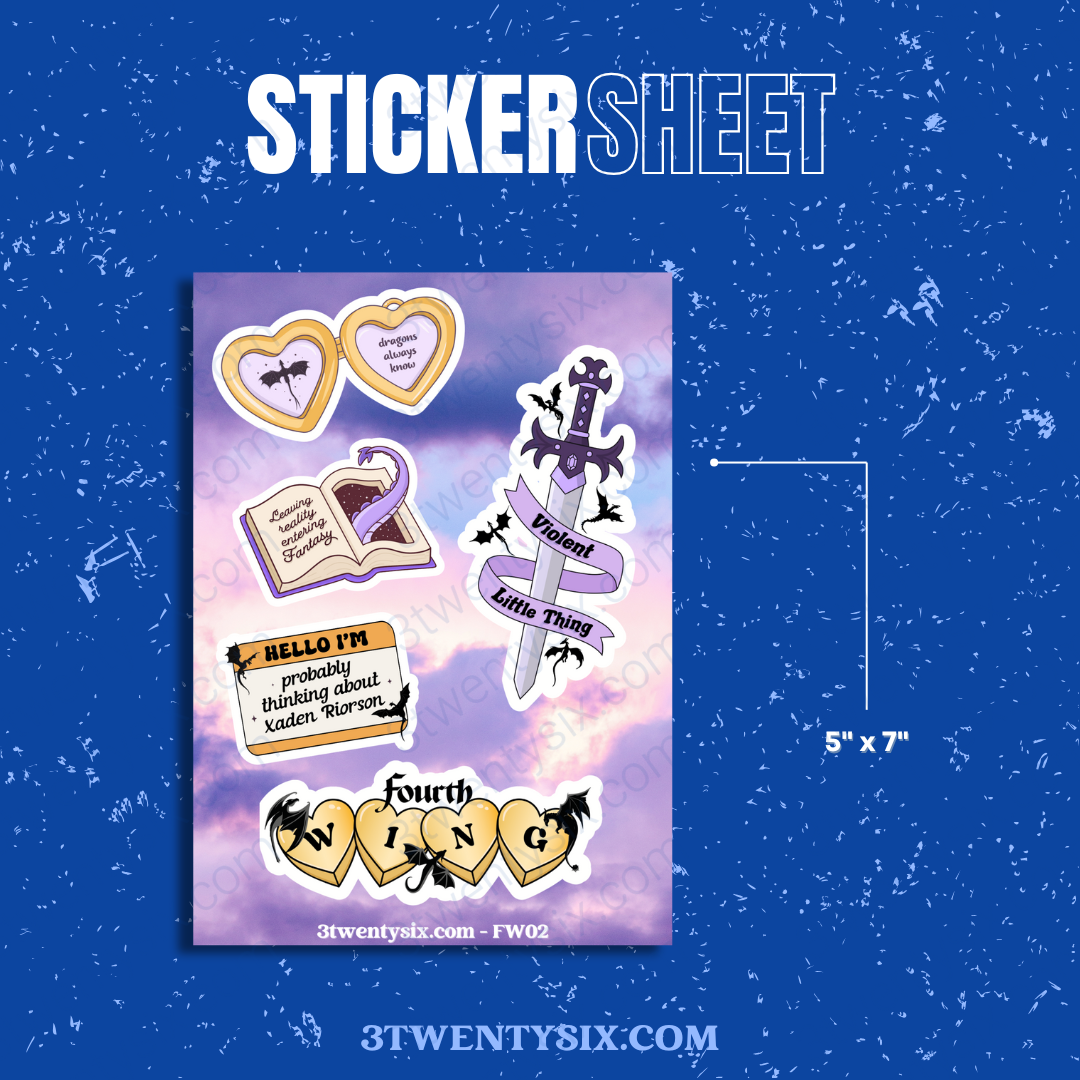 Fly or Die Sticker Sheets