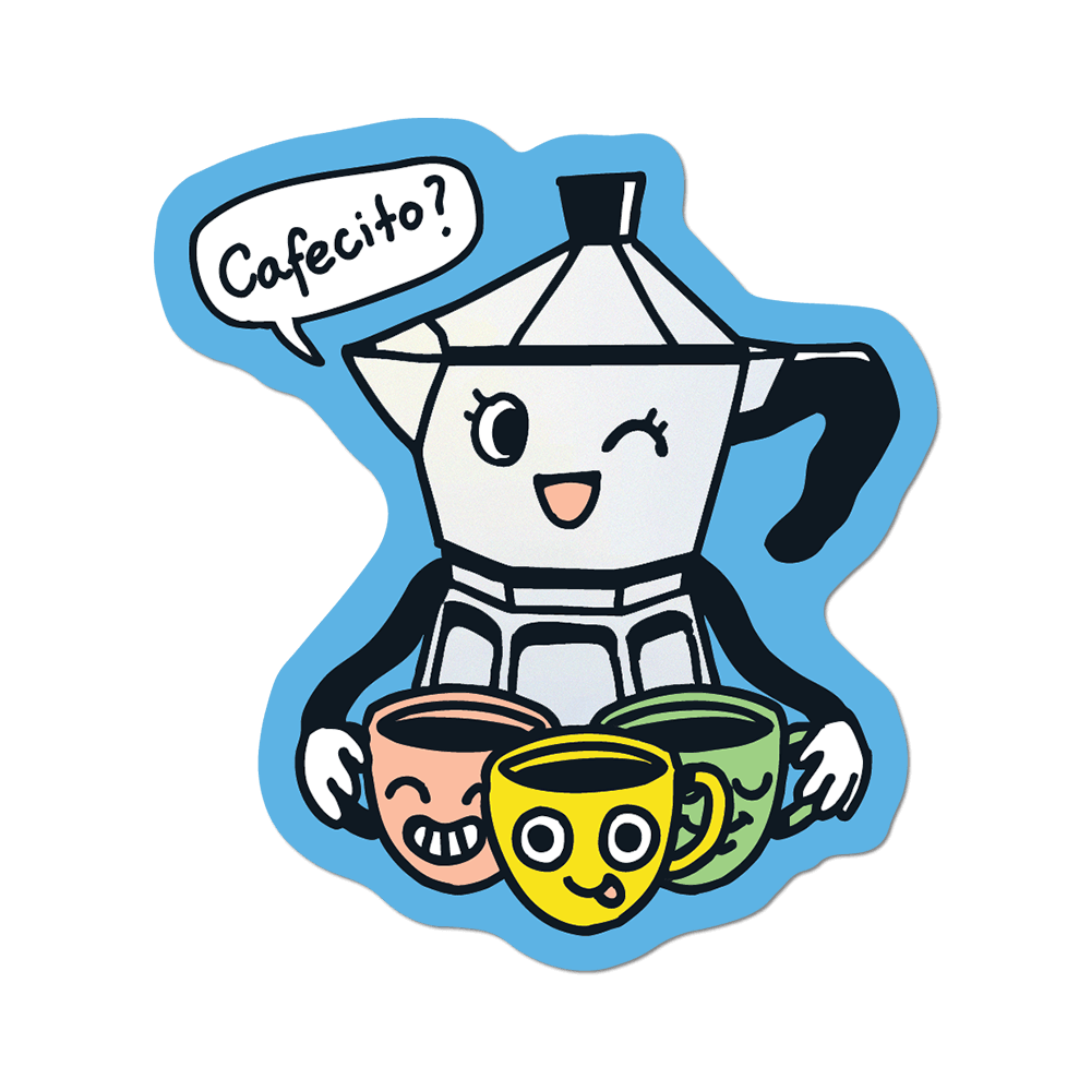 Cafecito? Sticker