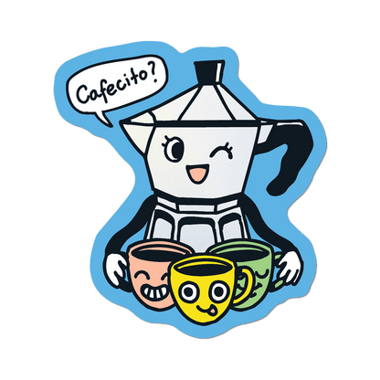 Cafecito? Sticker