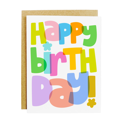 Rainbow Birthday Card