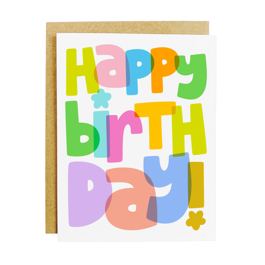 Rainbow Birthday Card