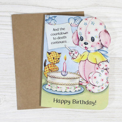 Countdown to Death Continues Birthday Card