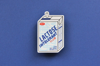 Lactose Intolerant Club Sticker