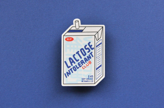 Lactose Intolerant Club Sticker