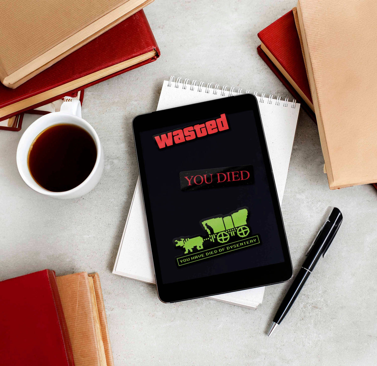 Wasted Online Gaming Sticker