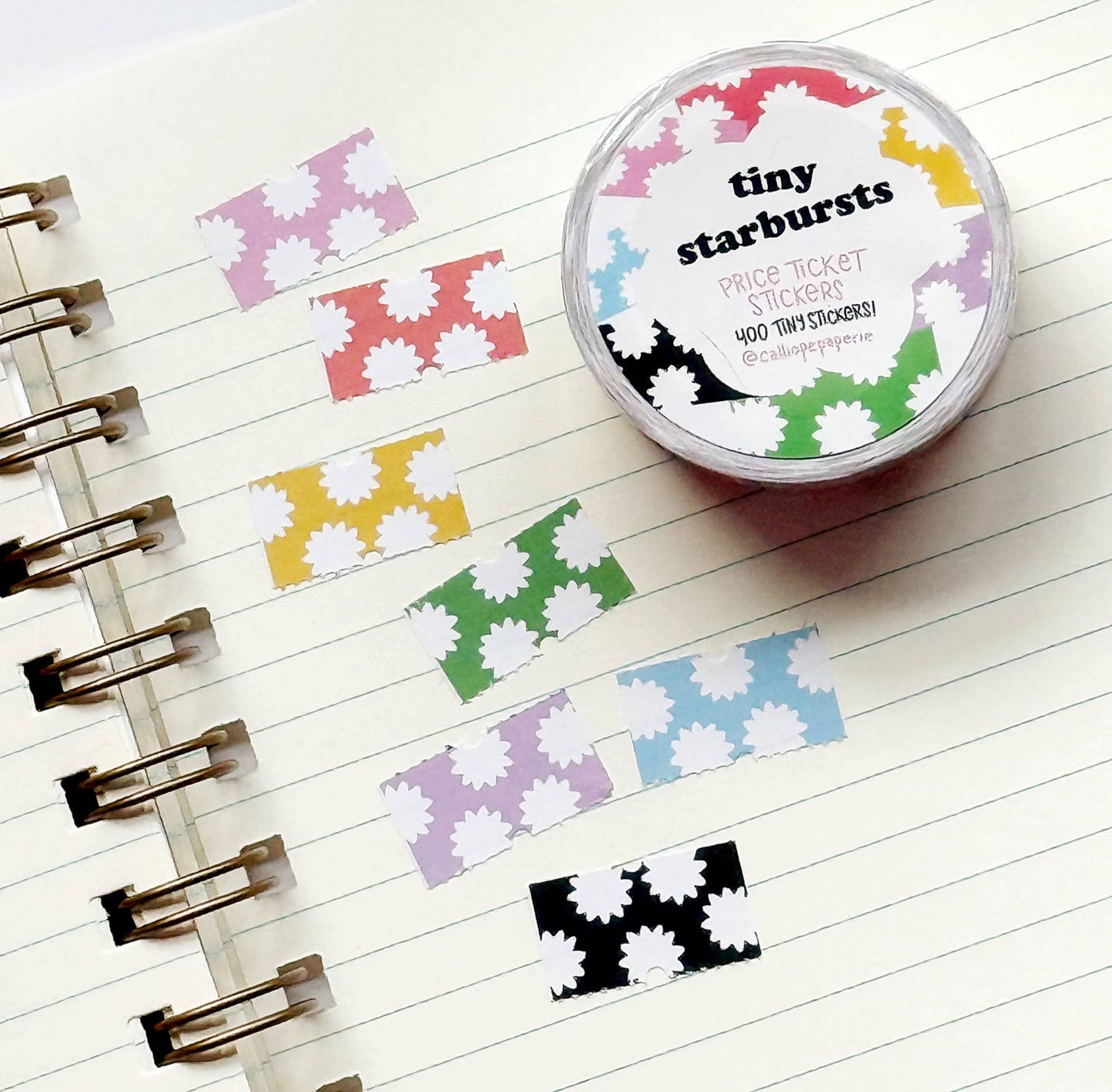 Tiny Stars Price Ticket Sticker Roll