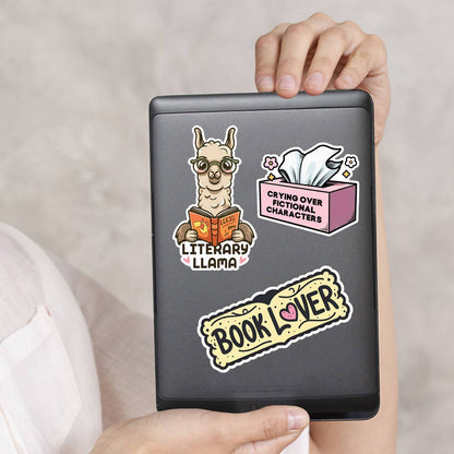 3-Pack Book Lover Stickers
