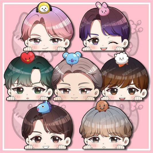 Chibi BTS Peekers