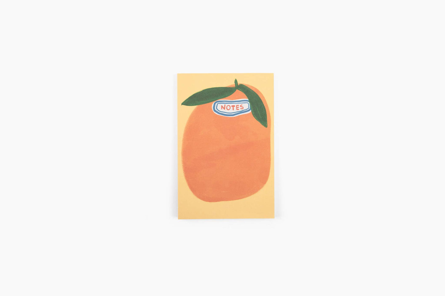 Wonky Orange Grocery Notepad
