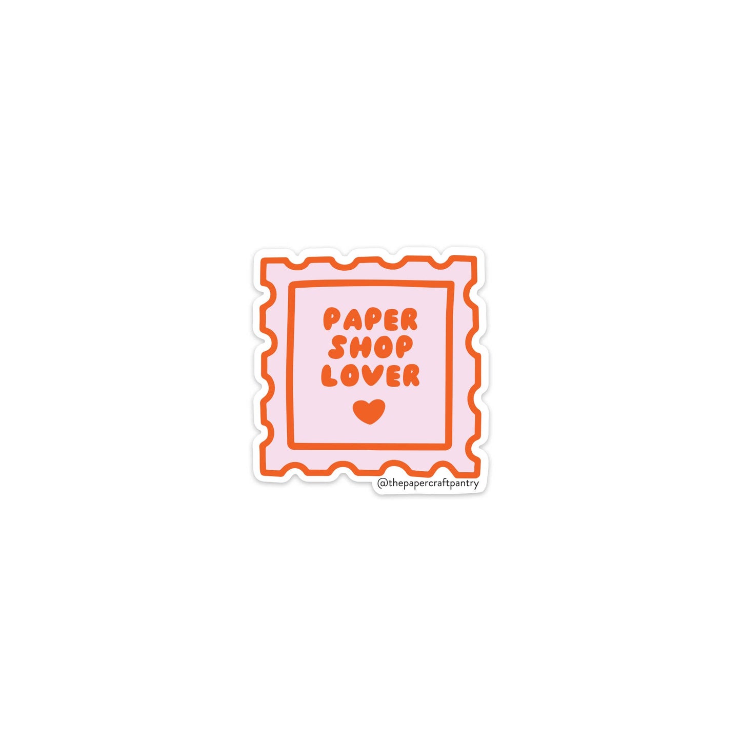 Paper Shop Lover Sticker