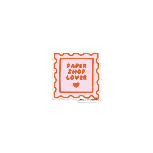Paper Shop Lover Sticker