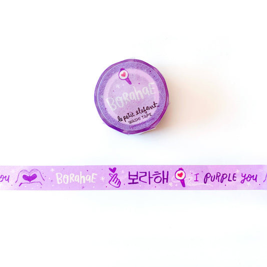 Borahae Washi Tape
