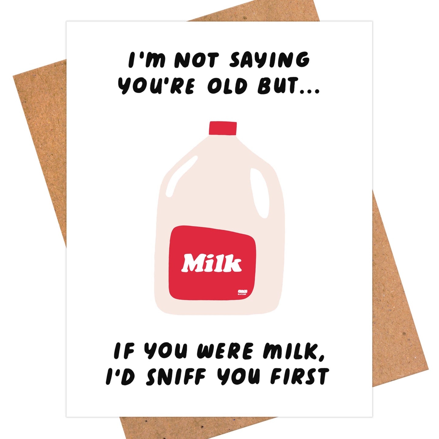 Old Milk Birthday Card
