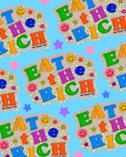 Eat The Rich Sticker