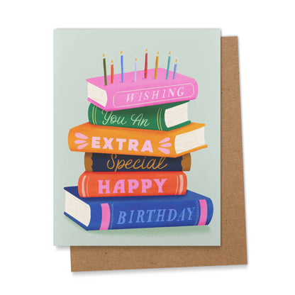 An Extra Bookish Birthday Card