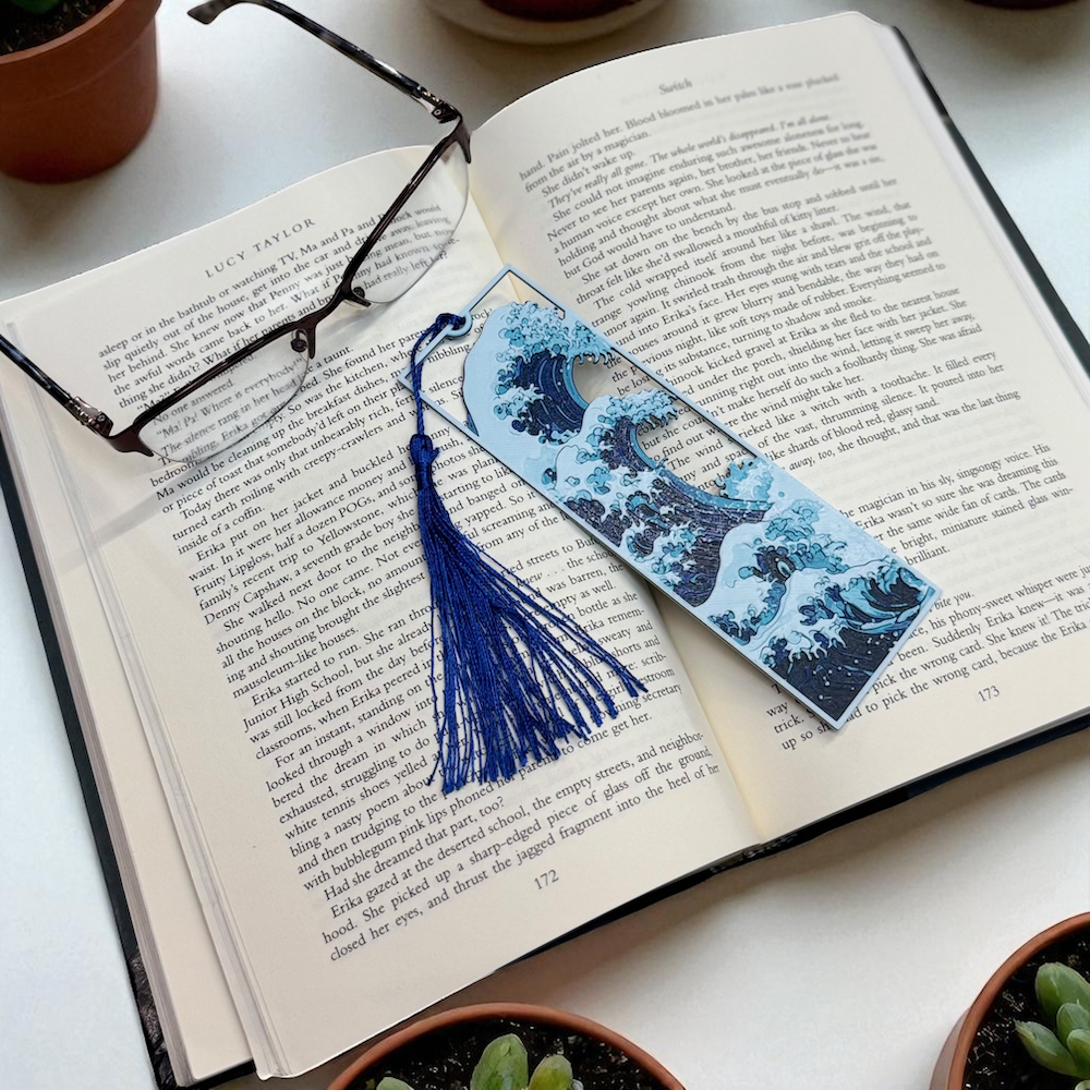 The Great Wave 3D Bookmark