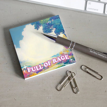 Rage Sticky Notepad