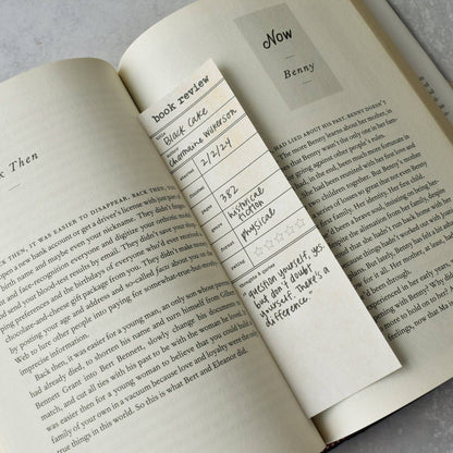 Book Review Notepad