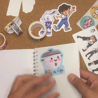 Never Not Stickers Reusable Sticker Book