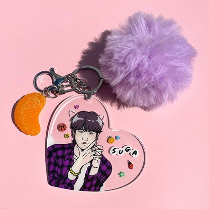 BTS OT7 Keychains