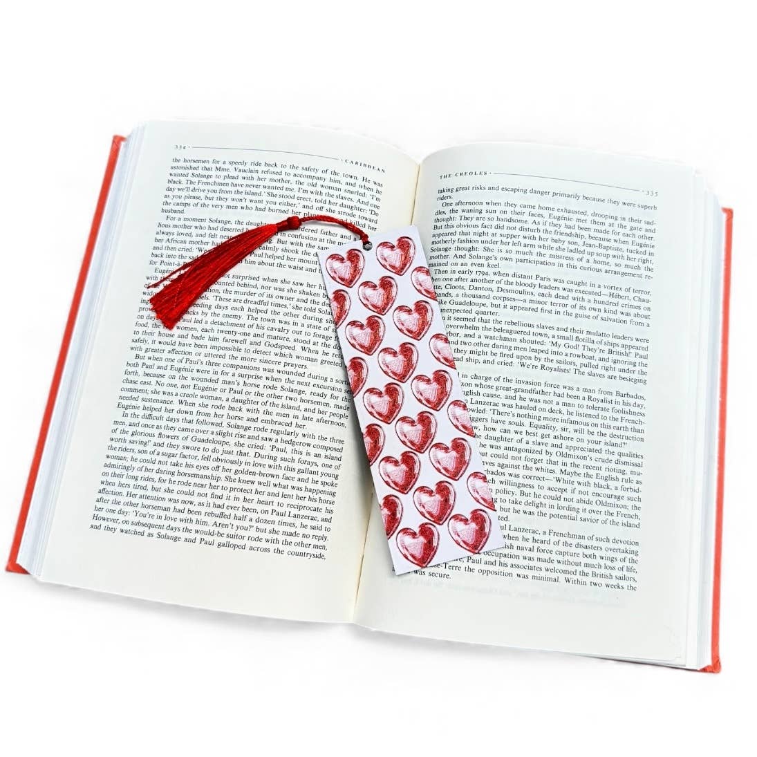 Shimmering Hearts 3D Valentines Bookmark