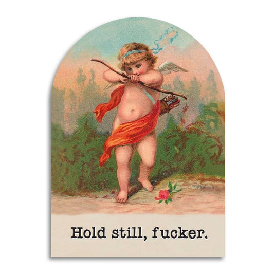 Hold Still, Fucker Greeting Card