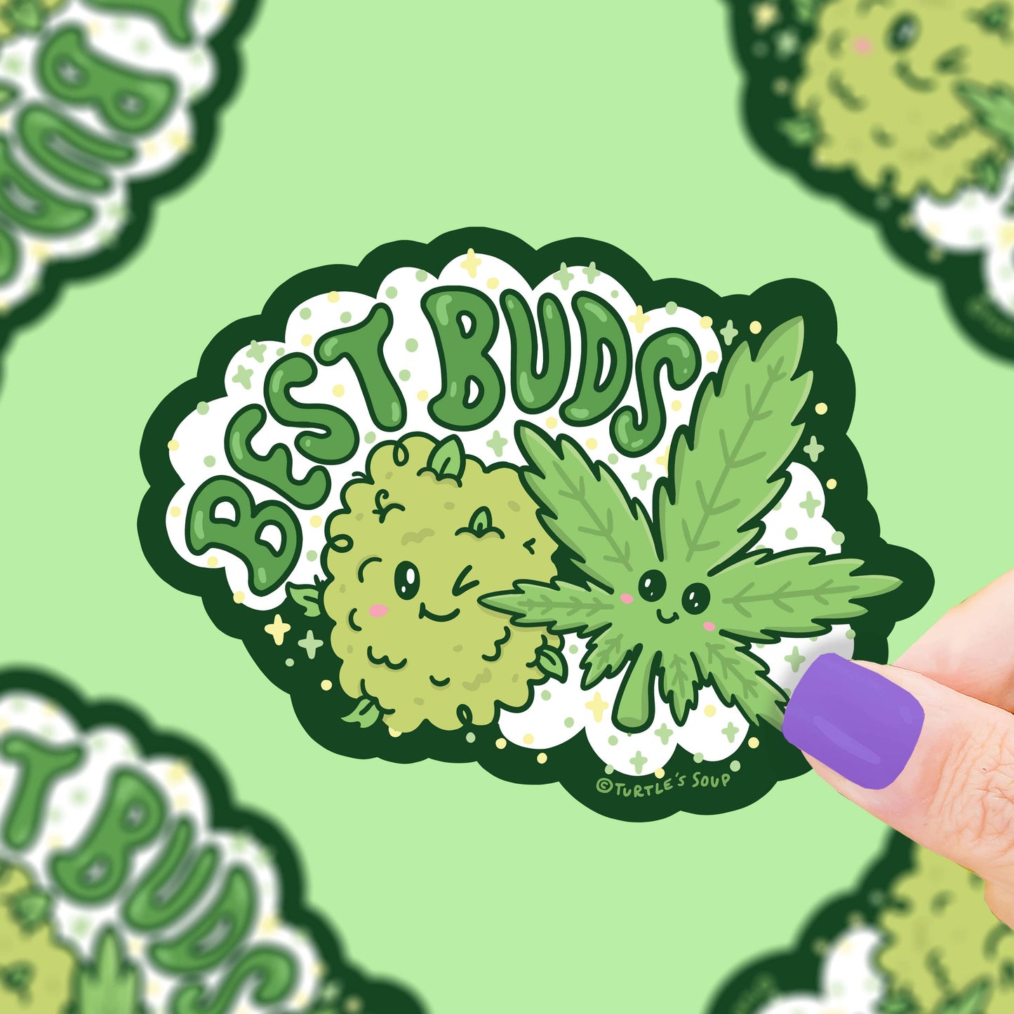 Best Buds Weed Sticker