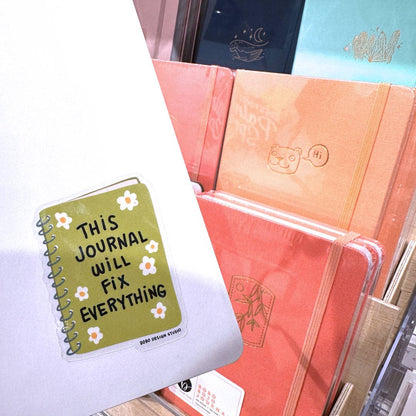 This Journal Will Fix Everything Sticker