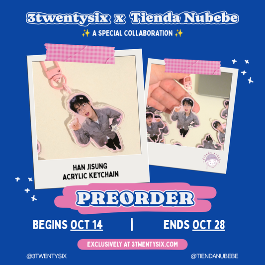 PREORDER | Han Jisung Acrylic Keychain — Tienda Nubebe x 3twentysix