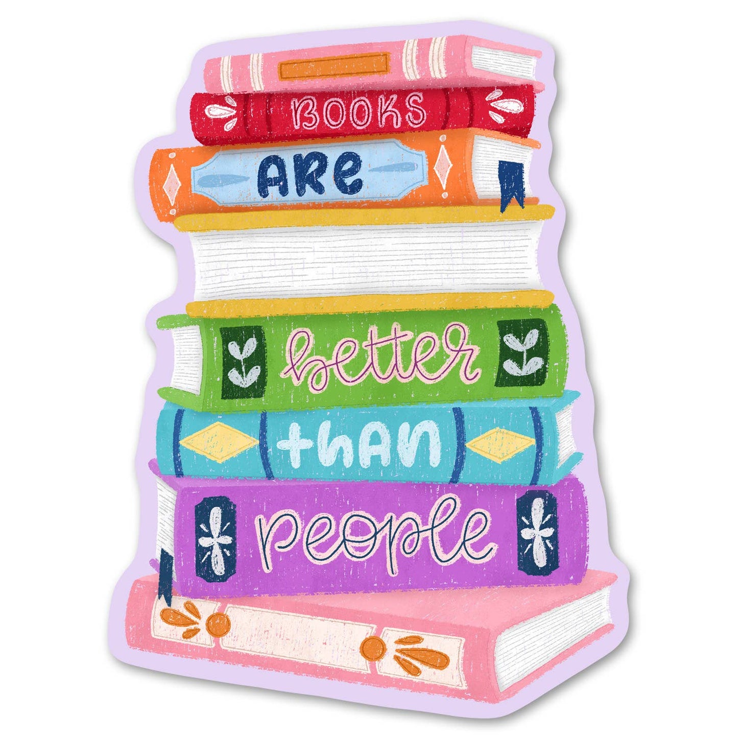 Books are Better than People Sticker