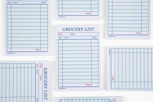 Grocery List Notepad