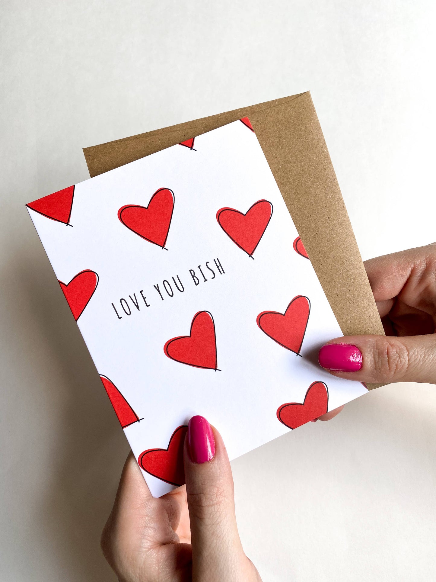 Love You Bish Card