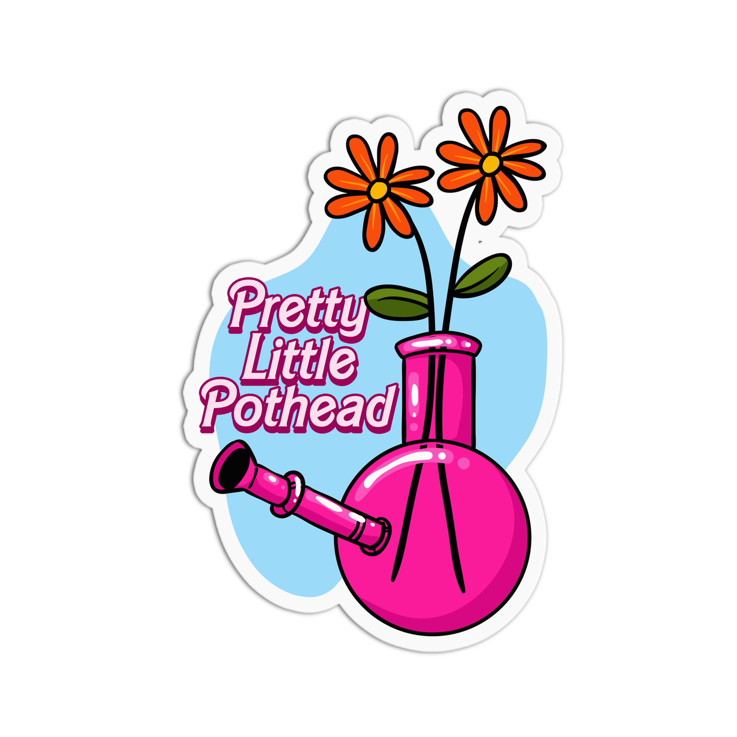 Pretty Little Pothead Stickers